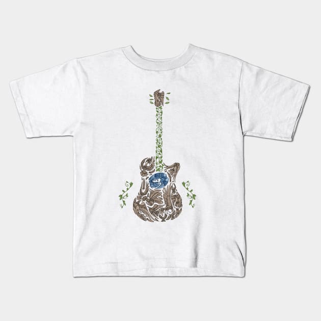 Music of Nature Kids T-Shirt by Tsairicon